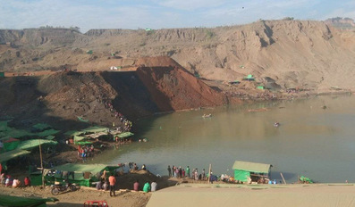 Dozens missing in deadly Myanmar mine landslide
